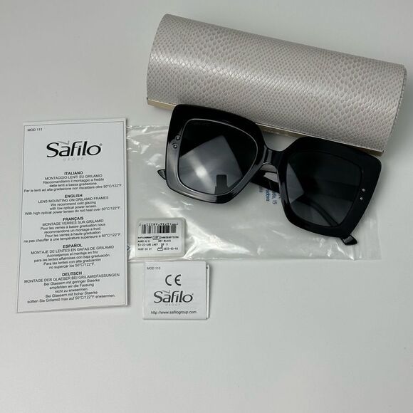 BRAND NEW JIMMY CHOO AURI/G/S 807 Black Women Sunglasses
